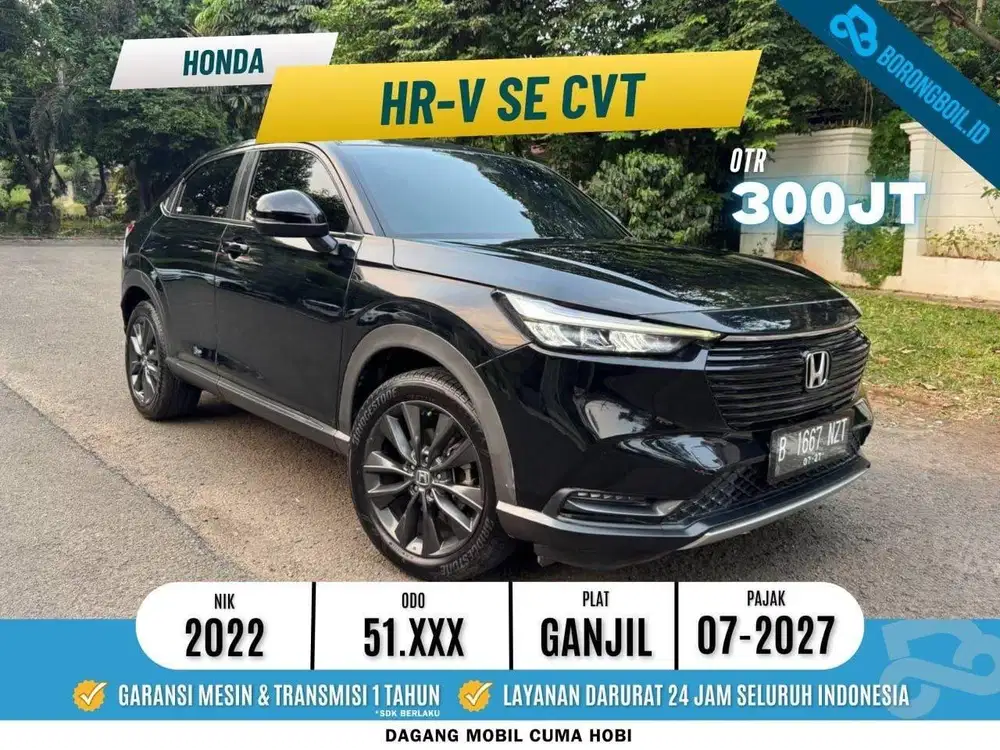 TERMURAH!!HRV SE CVT 2022 SIAP PAKAI