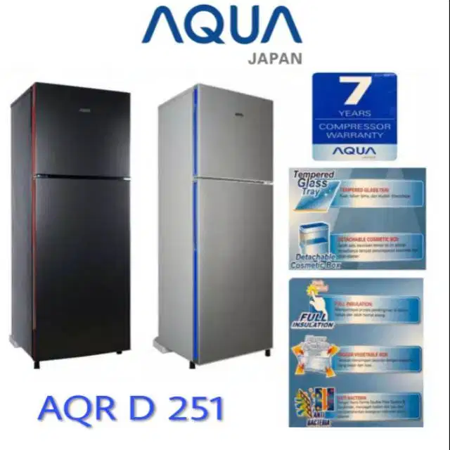 Kulkas AQUA AQR D251