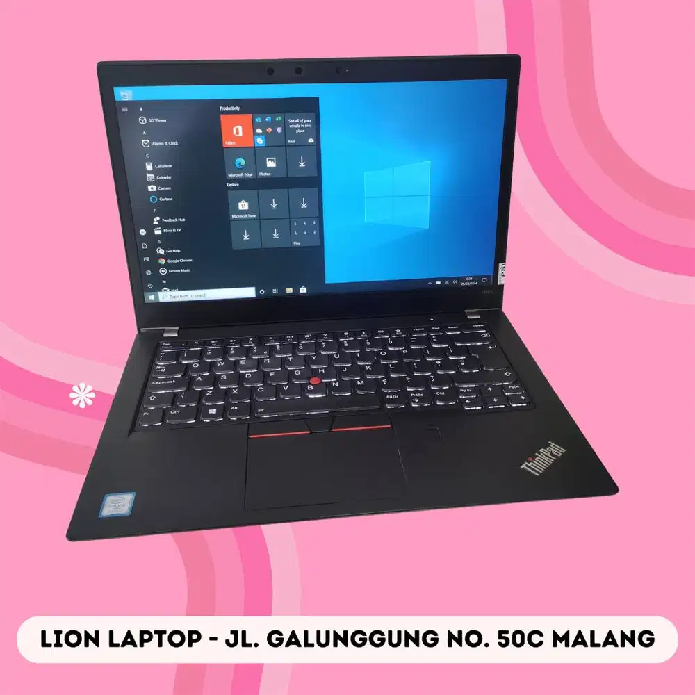 RAM 8GB Core i5 gen 8 Lenovo Thinkpad T480s SLIM [20|08]