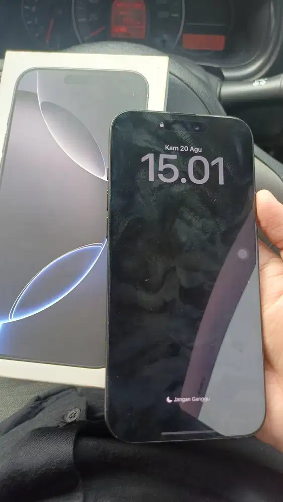 iPhone 16 Pro Max 256GB Black Titanium – Resmi Indonesia  IBOX
