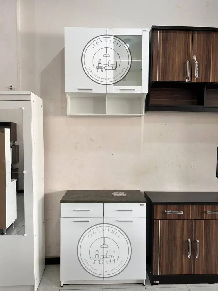 PROMO PAKET KITCHEN SET DAPUR 2 PINTU ATAS BAWAH TERMURAH SALE