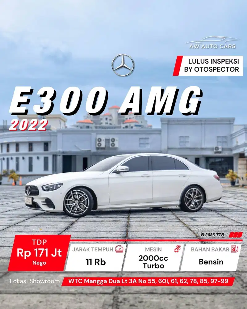 Mercedes Benz E300 AMG NIK 2022 Mercy 2023 E 300
