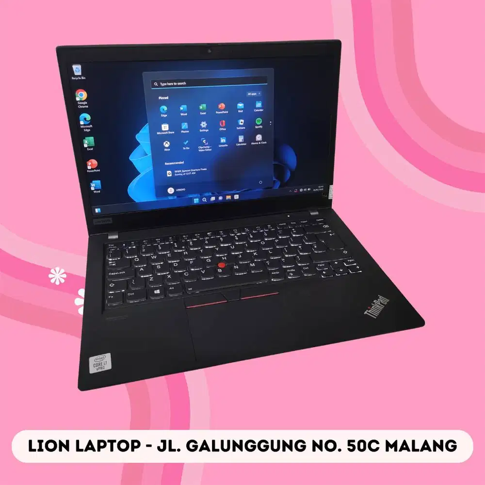 RAM 16GB i7 Gen 10 SSD 256GB Lenovo Thinkpad T14 gen 1 [20|08]