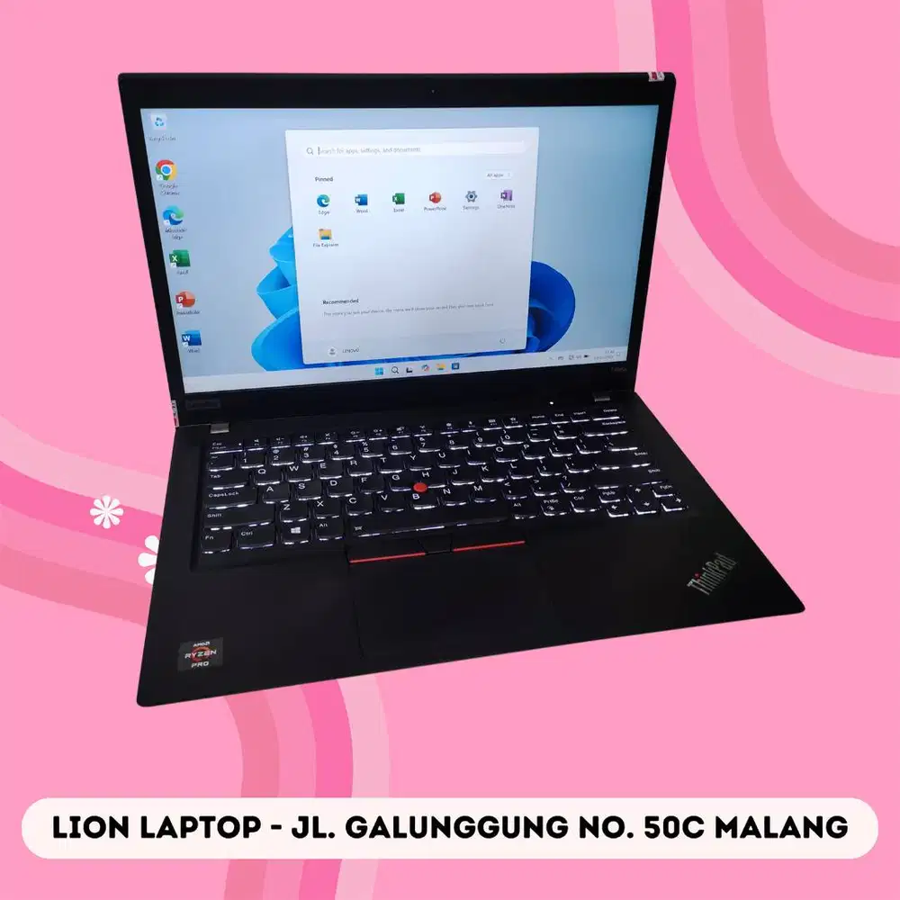RAM 16GB AMD Ryzen 7 4Ghz VGA 2GB Lenovo Thinkpad T495s [20|08]
