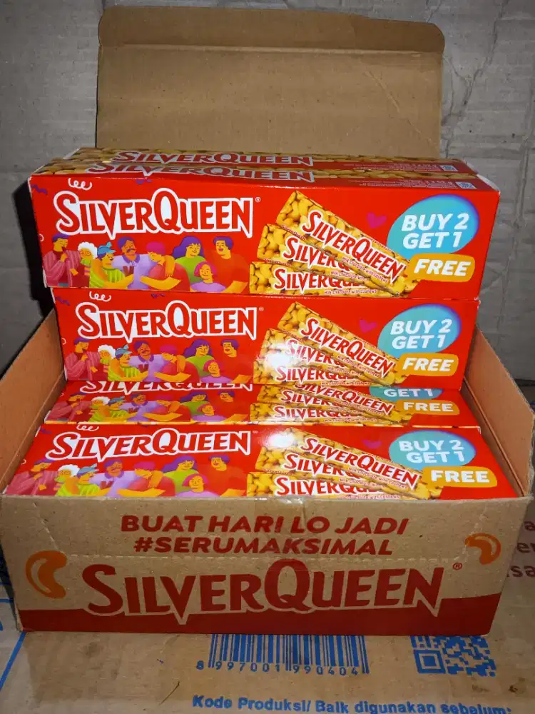 Silverqueen mede 52gr isi 3pcs muraah