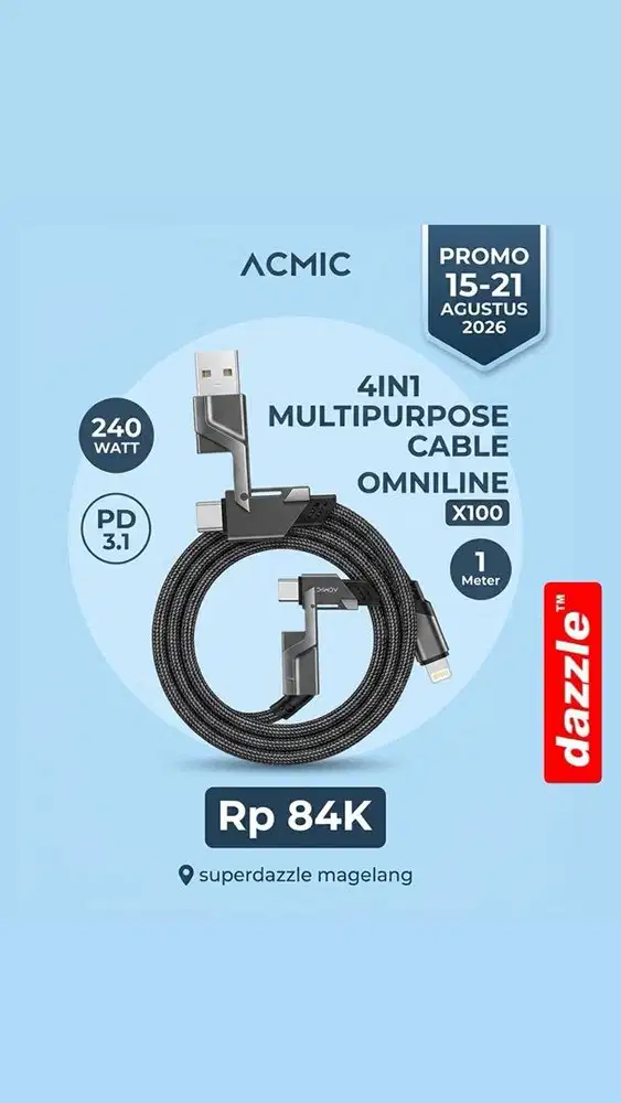Kd omniline x100 metal 4in 1 240 watt black