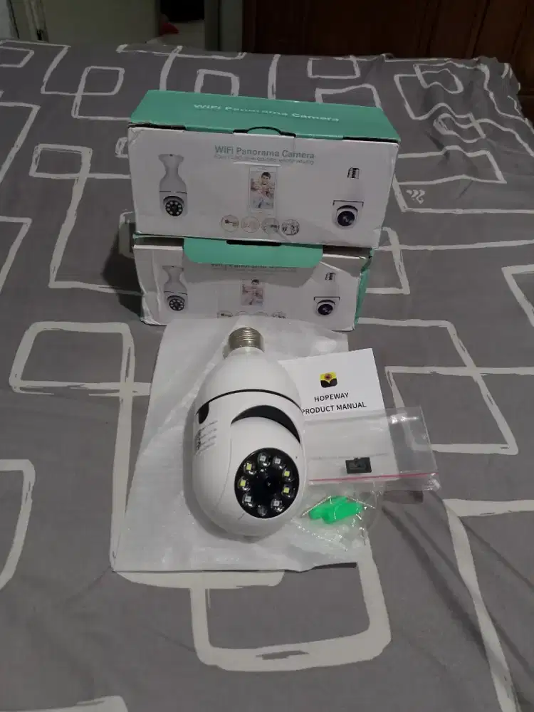Kamera cctv bohlam+memori 8 gb