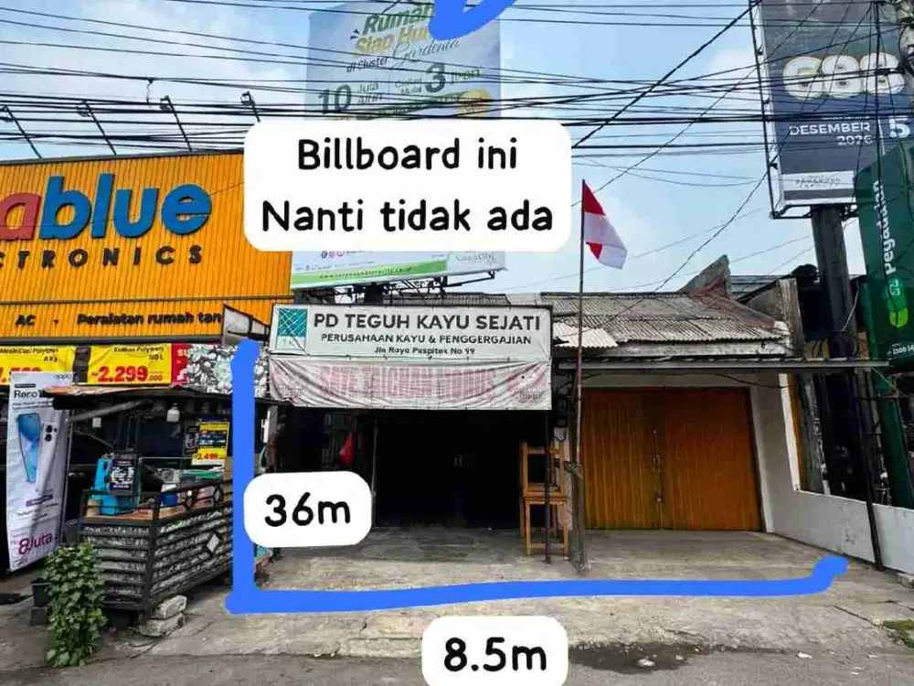 DISEWAKAN LAHAN KOSONG STRATEGIS DI PINGGIR JALAN UTAMA RAYA PUSPIPTEK ! Mencari lokasi terbaik untuk ekspansi bisnis Anda?