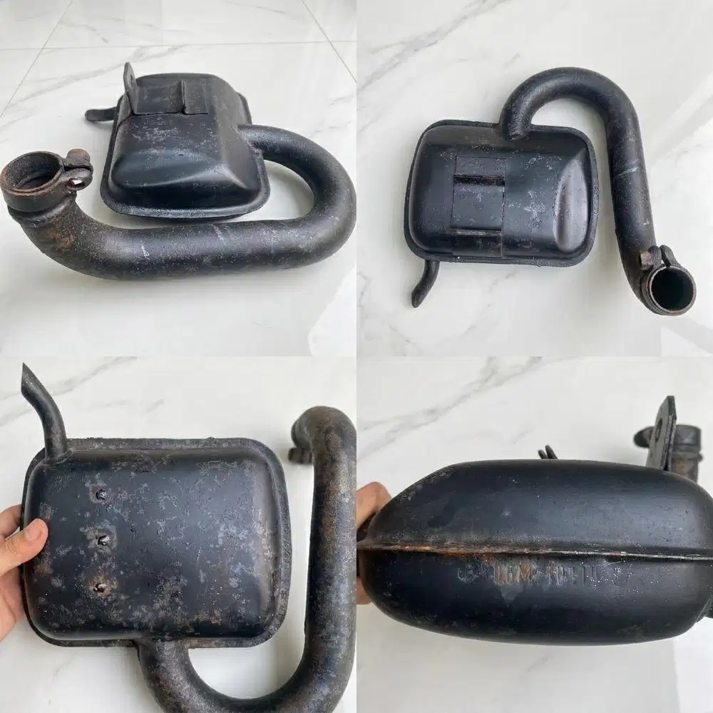 Knalpot vespa ori DANMOTOR excel, px, ps, super, sprint