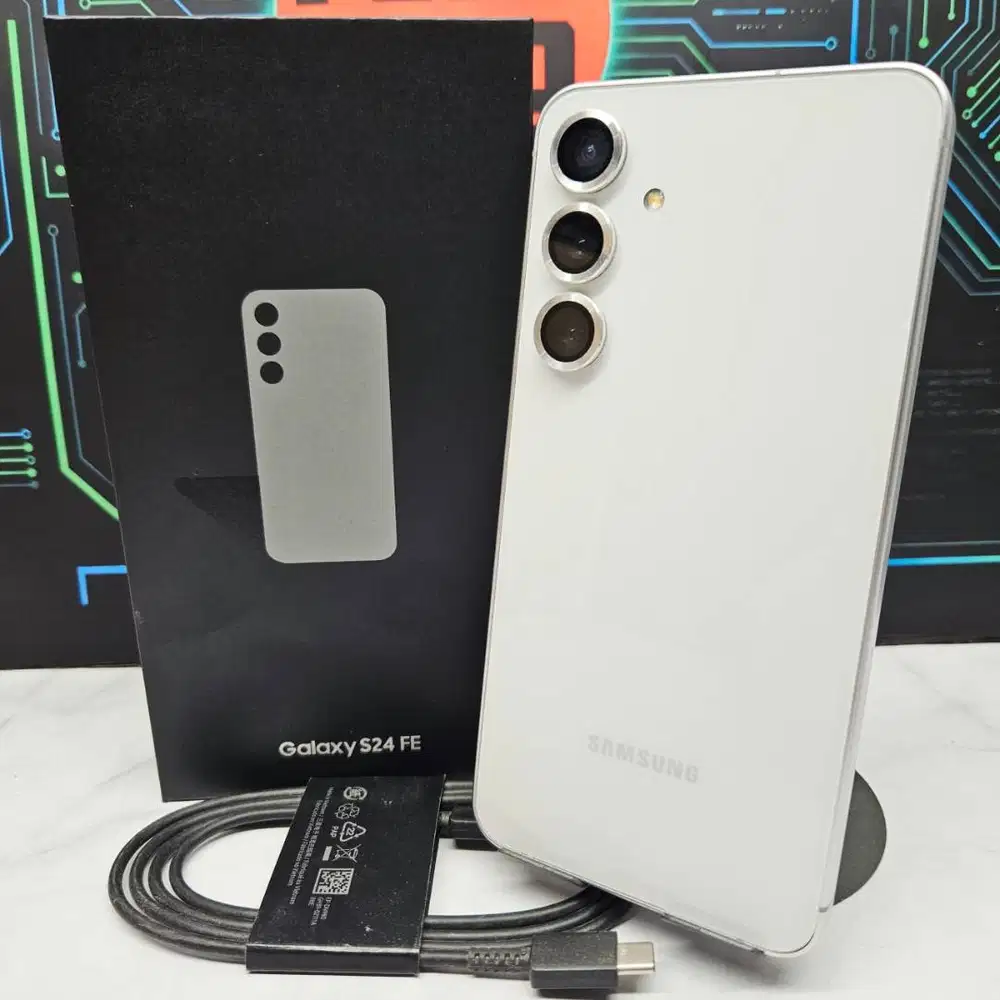 Samsung Galaxy S24 FE 8/256GB Grey SEIN Resmi Fullset No Minus