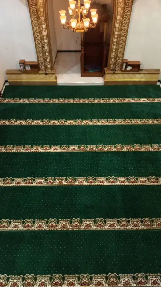 Karpet Masjid Tipe Majesty Hijau Bintik