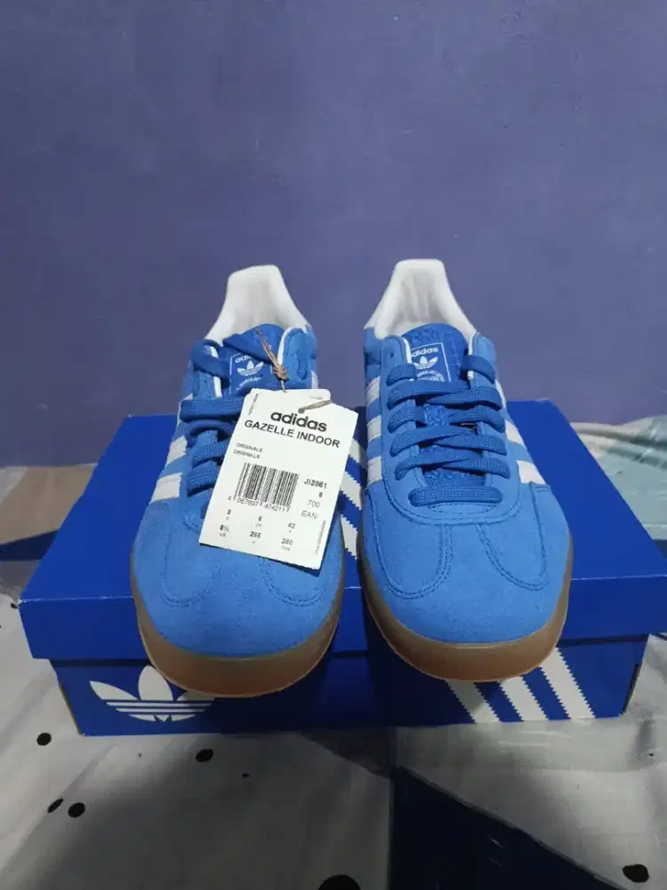 Sepatu Adidas Samba Gazele Spesial Warna Biru 42