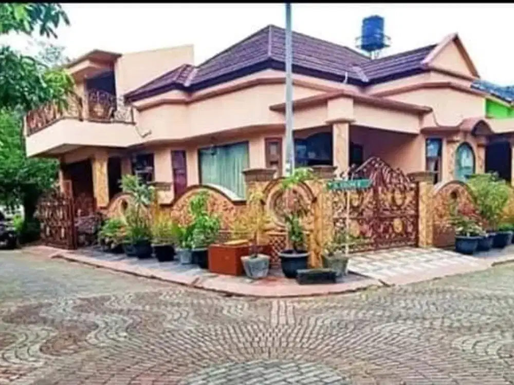 Rumah Hook 1 Lantai 4 Kamar Hadap Timur di Citra Raya