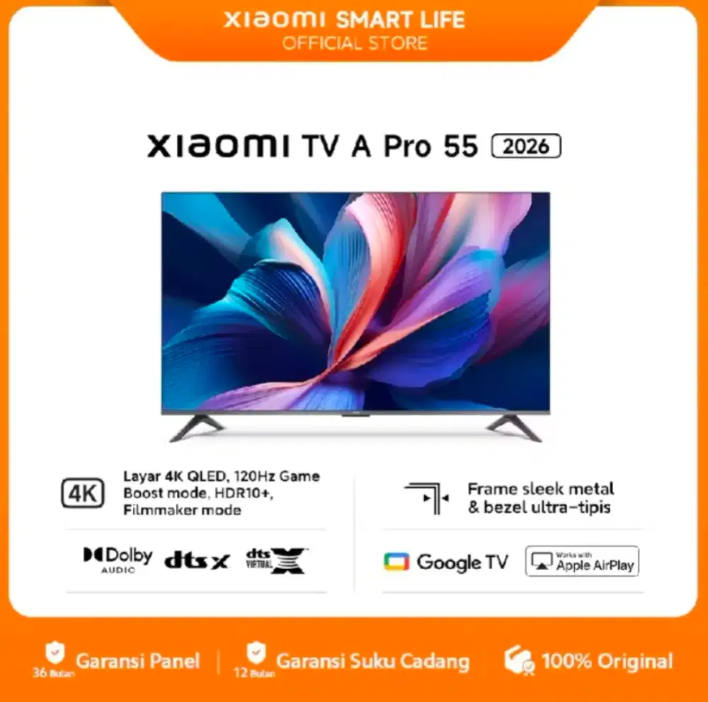 GOOGLE TV XIAOMI APRO 55 INC 2026 FREE HADIAH MERCANDISE XIAOMI