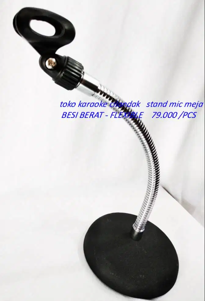 stand mic meja bulat