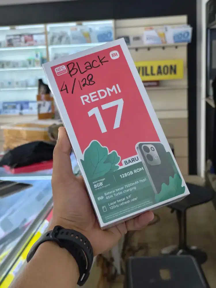 Xiaomi Redmi 17 4/128GB (new)*Bisa Cod, Fastrespon WA