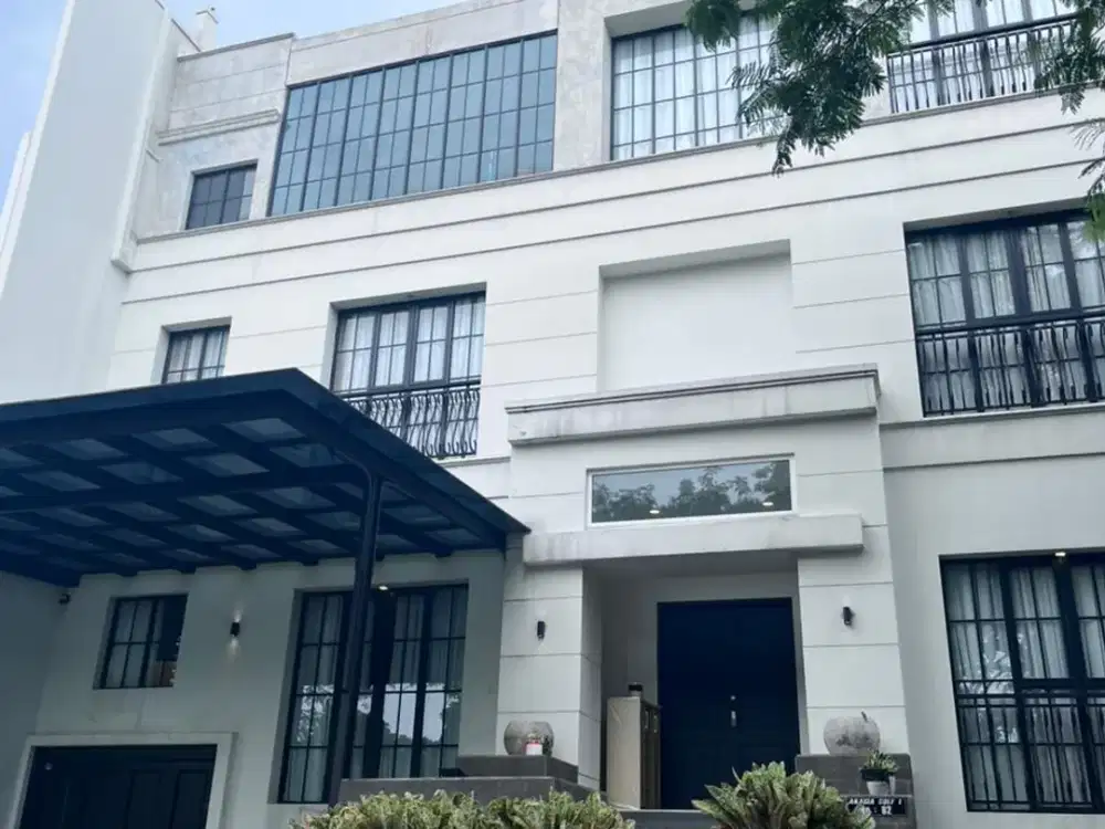 DIJUAL RUMAH MEWAH BGM PIK 1 CLUSTER AKASIA FULL FURNISHED BRAND NEW HOEK DEPAN TAMAN