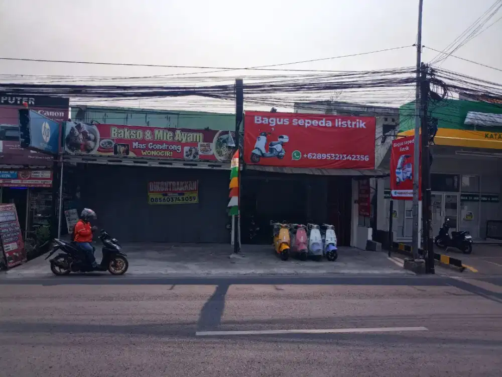 Sepeda listrik merek no.4 bisa jalan 70- 80 km 1 jam