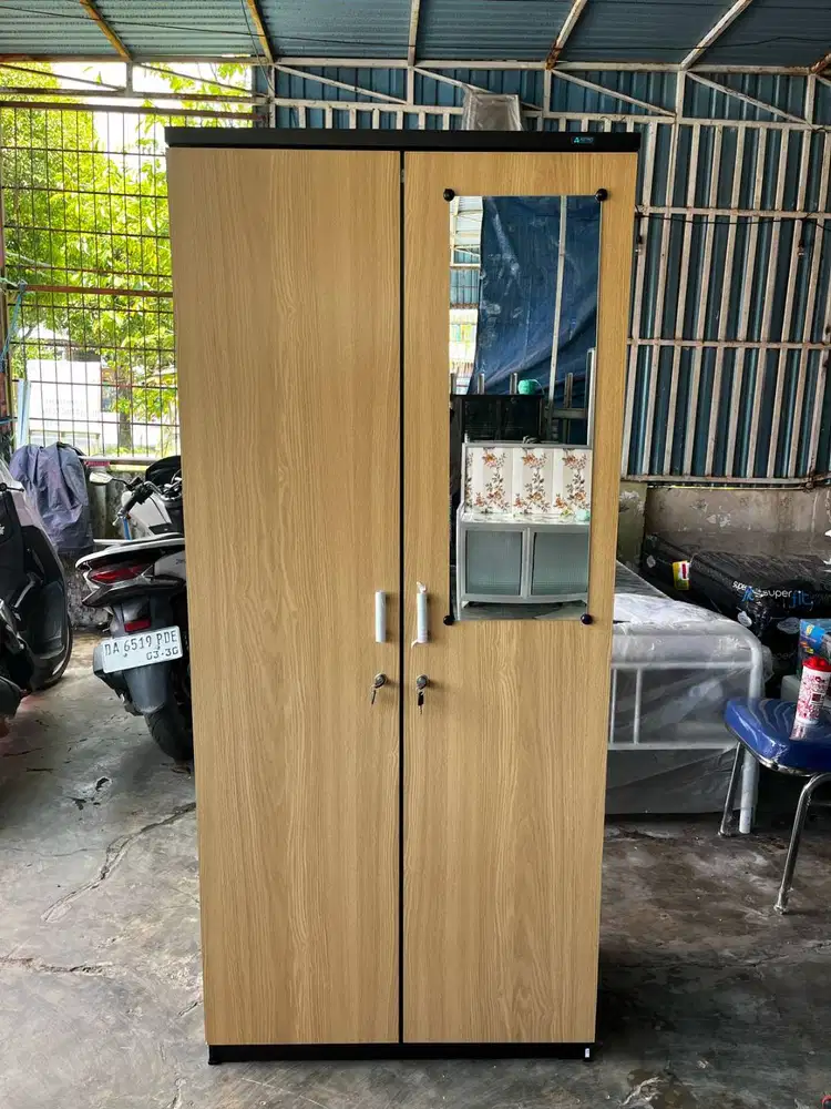 PROMO LEMARI PAKAIAN 2 PINTU TERMURAH SALE