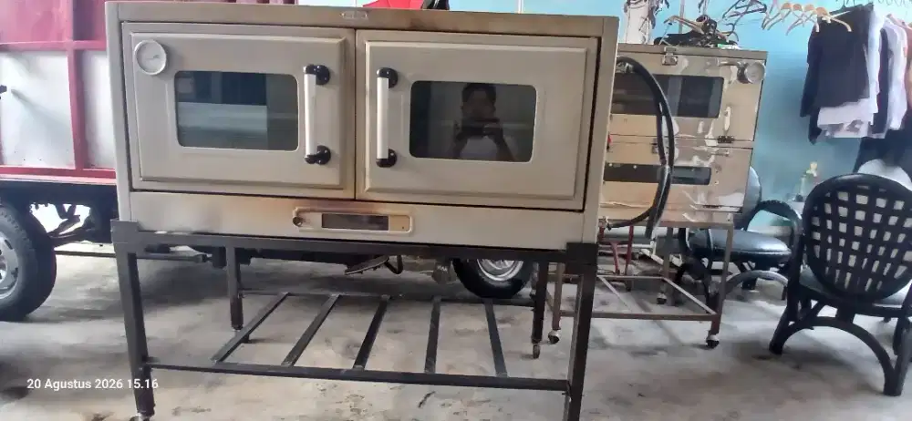 Oven gas 110x55cm & oven gas stenlis 75x55cm