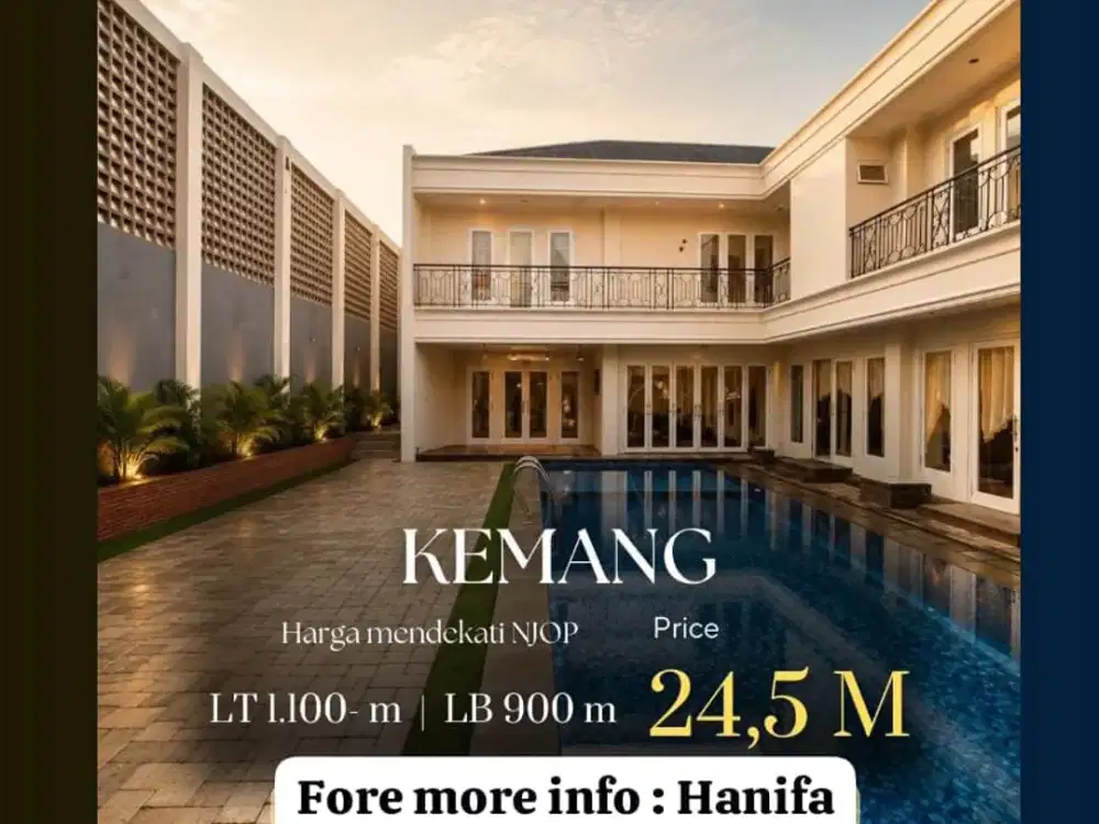 HARGA TURUN DRASTIS!  DIJUAL RUMAH LUXURY – KEMANG