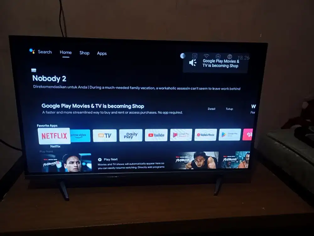 Jual LED androit 32 in mrk coocaa ,tv no minus .lokasi jakarta timur .