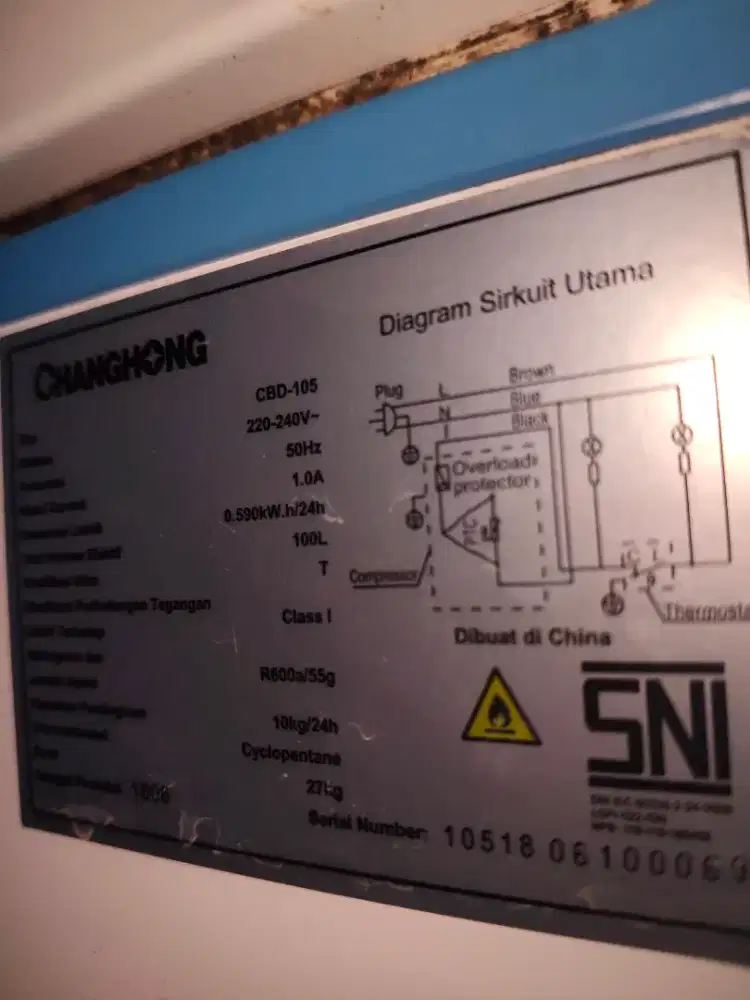 frezer 100L Changhong