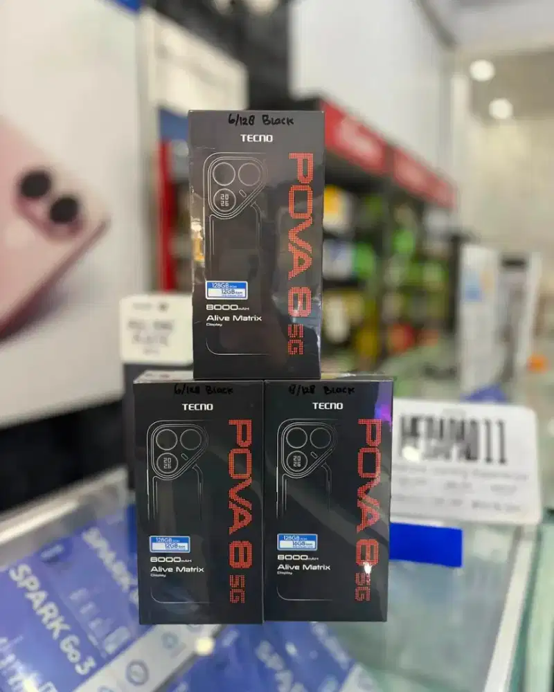 Tecno Pova 8 5G 6/128GB 8/128GB 8/256GB Garansi Resmi