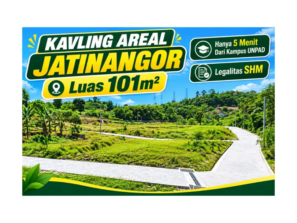 Tanah Kavling Kawasan Kampus Jatinangor Cocok Untuk Investasi