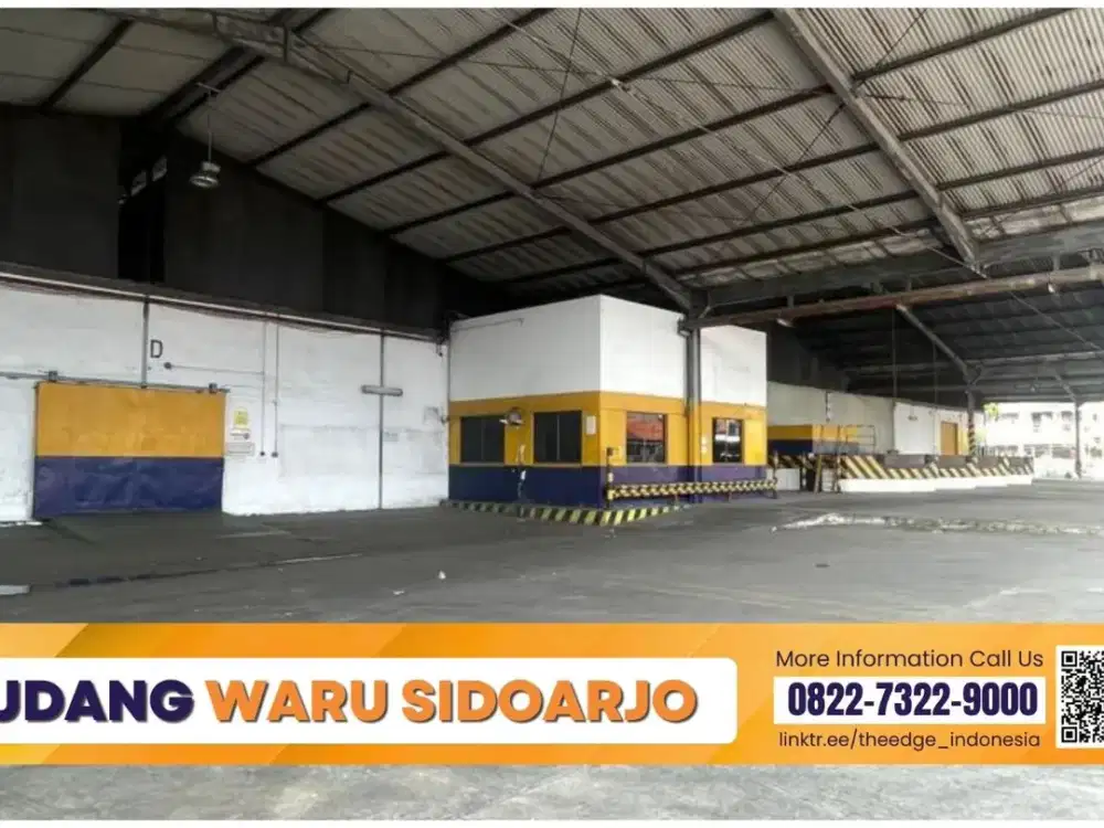 GUDANG BESAR WARU 2.300 M² SIAP PAKAI HARGA KOMPETITIF - The Edge