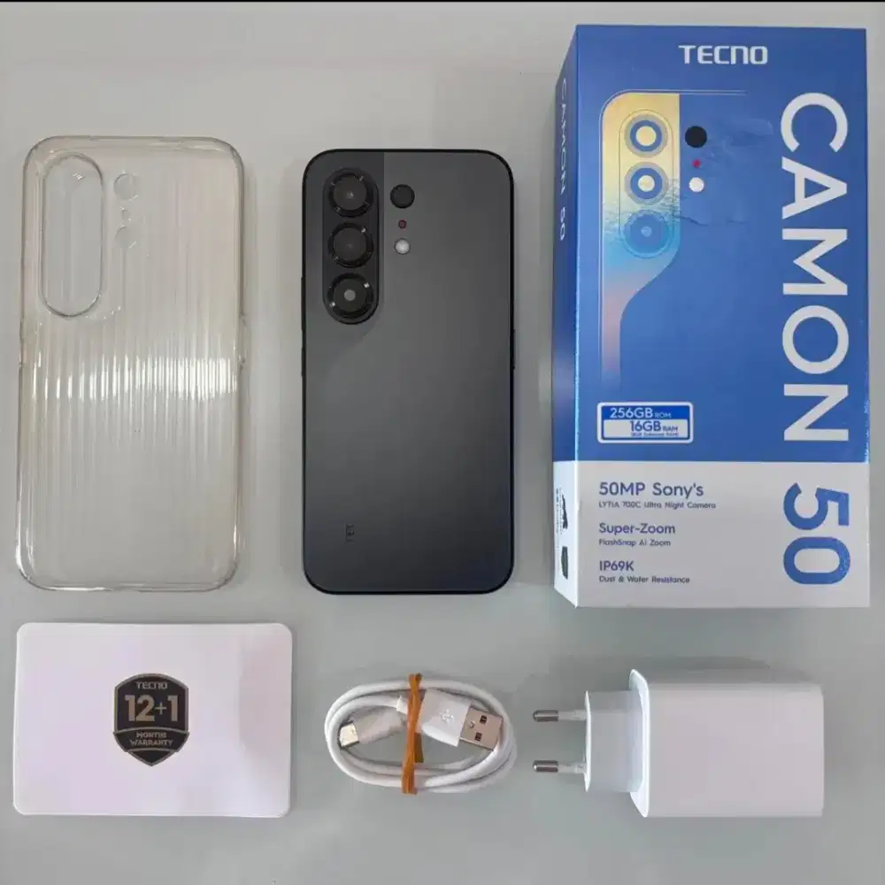 Tecno Camon 50 8/128GB 8/256GB 12/256GB Garansi Resmi