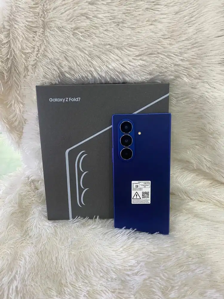 Samsung Zfold 7 ram 12/512 blue shadow fullset original #3Gcom