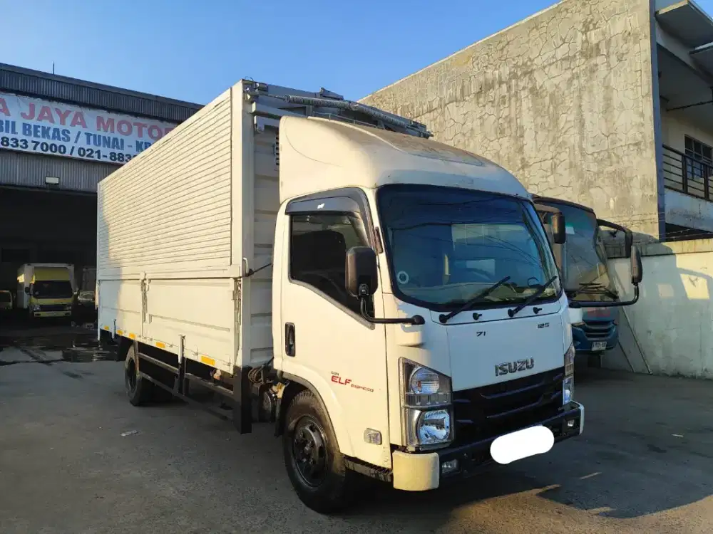 Isuzu Elf NMR 6 Roda Wing Box Long Chasis Tahun 2020