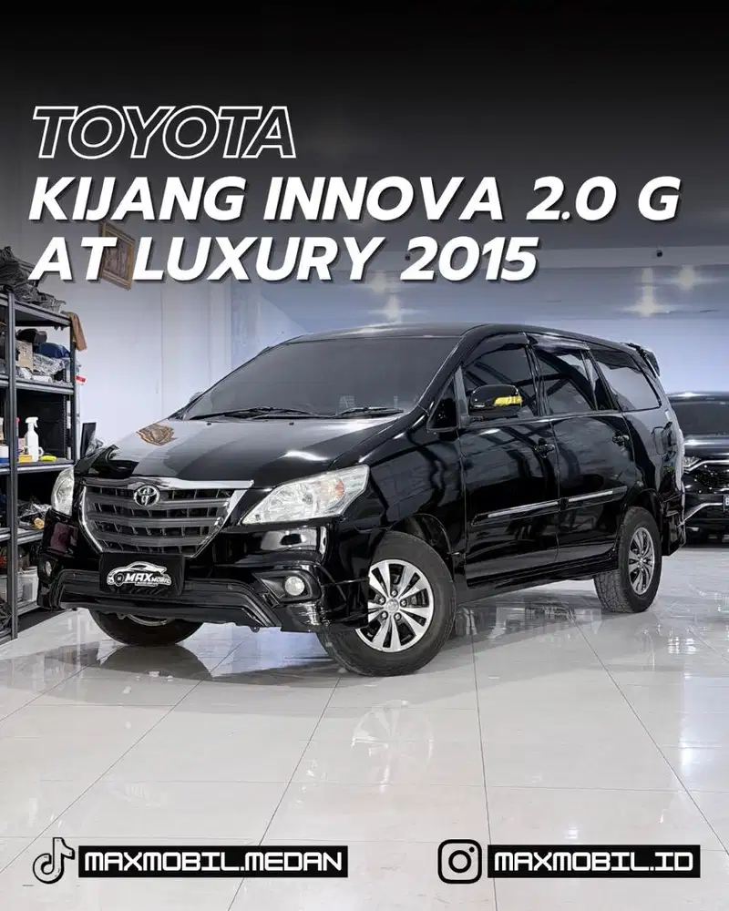 [G LUXURY‼️] TOYOTA KIJANG INNOVA 2.0 G LUX AT 2015 pemakaian 2016