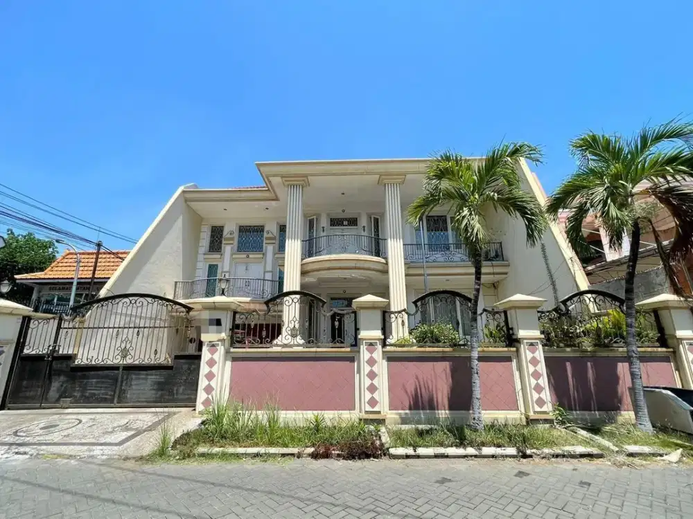 Jual Cepattt Rumah Mewah Classic Dharmahusada Indah Barat Surabaya Dekat Atlas Sport Center