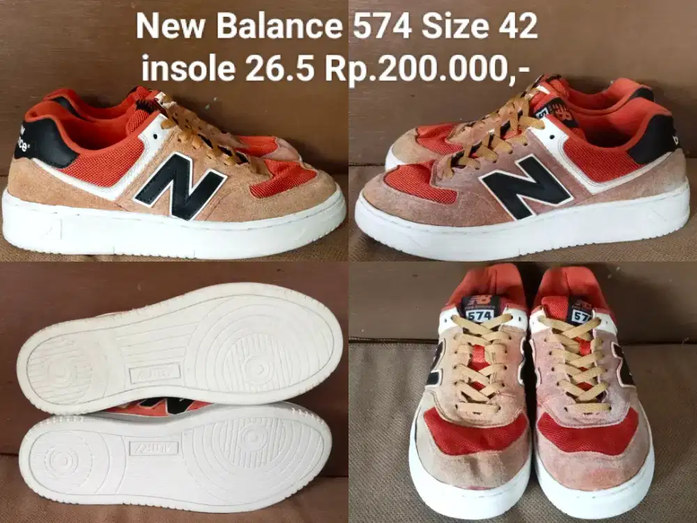 Sepatu New balance 574 size 42