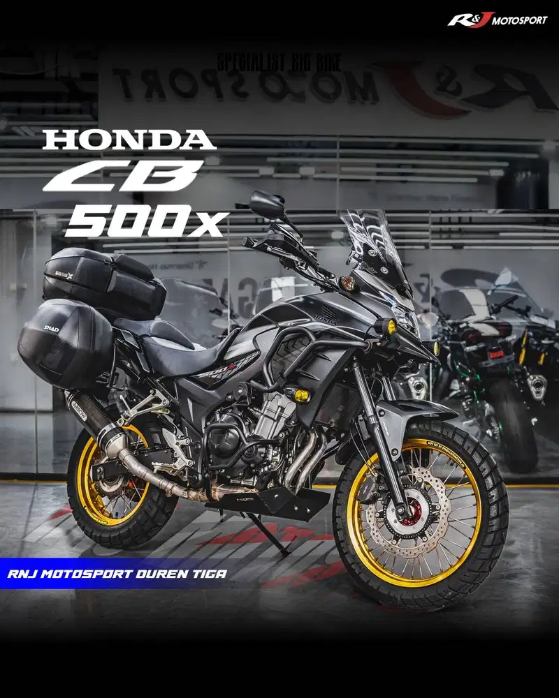 Honda CB500X CB 500 X  Warna Abu Hitam Nik 2018