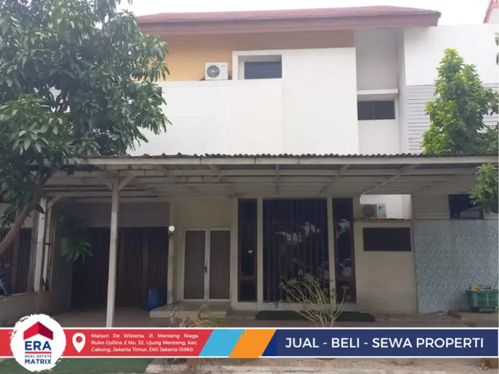 Jual Rumah Luas 2 Lantai di Cluster Lantana JGC Semi Furnish 5 Kamar Tidur 4 Kamar Mandi Bebas Banjir