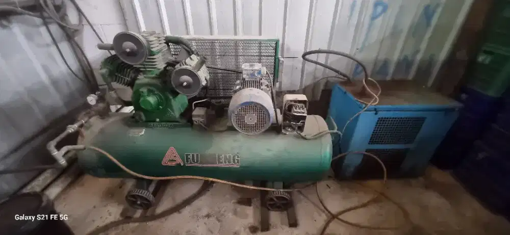 Kompresor angin 10 hp + drayer