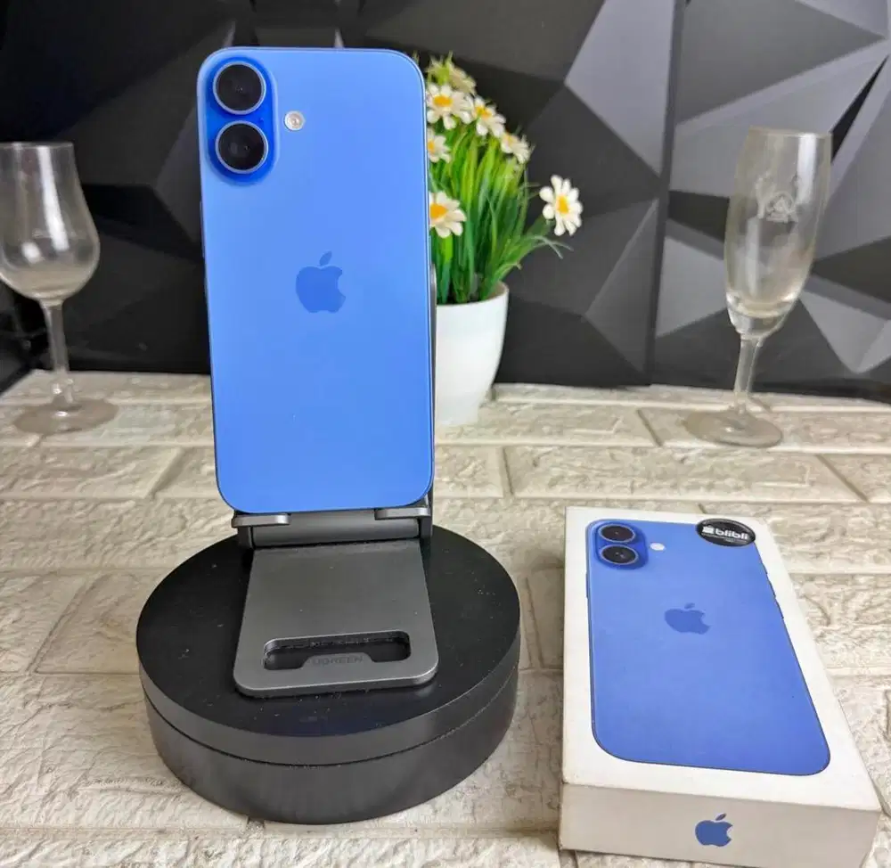 iPhone 16 128GB Garansi Resmi Blibli Oktober 2026 Battery Health 92%