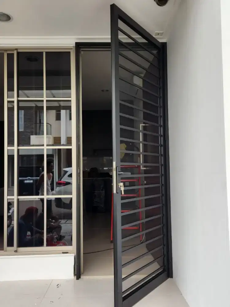 pintu anti maling, pintu nyamuk kanopi tralis jendela pagar