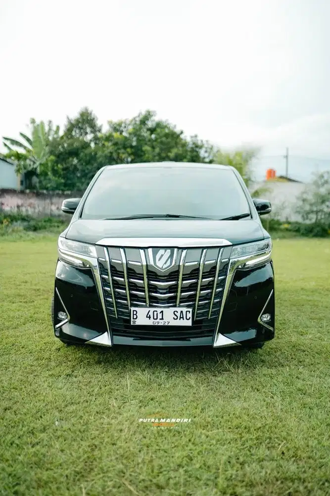 Alphard G ATPM TSS 2022 Black on Beige