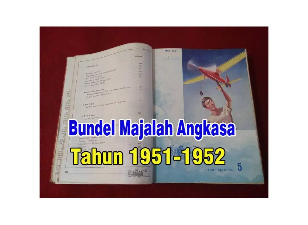 Sangat Langka, Bundel Majalah Angkasa Tahun 1951-1952