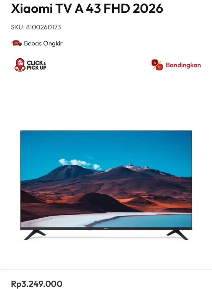TV XIAOMI 43 inch