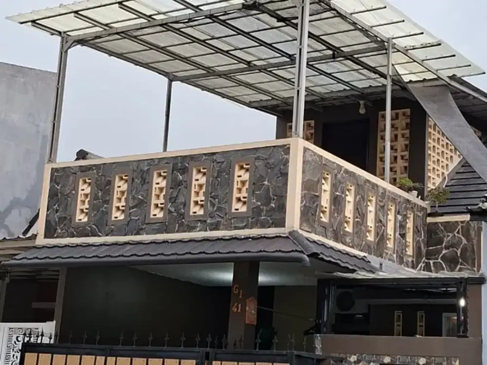 DIJUAL CEPAT Rumah Asri 2 Lantai Siap Huni dan Strategis di Mutiara Gading City, Bekasi
