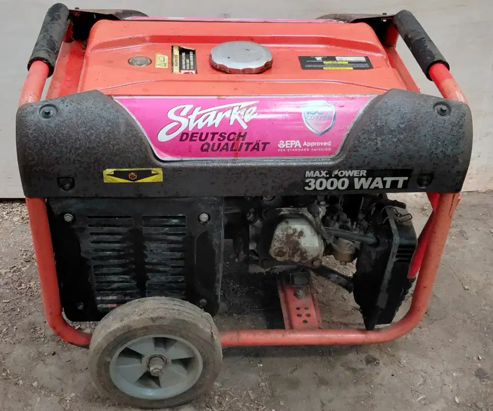 Generator genset starke 3000 watt starter elektrik