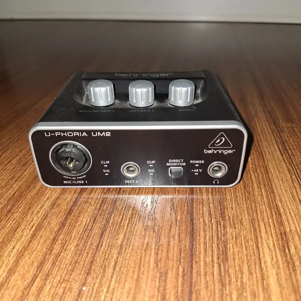 Soundcard Behringer UM2 2x2 Audio Interface USB FREE Kabel Vention