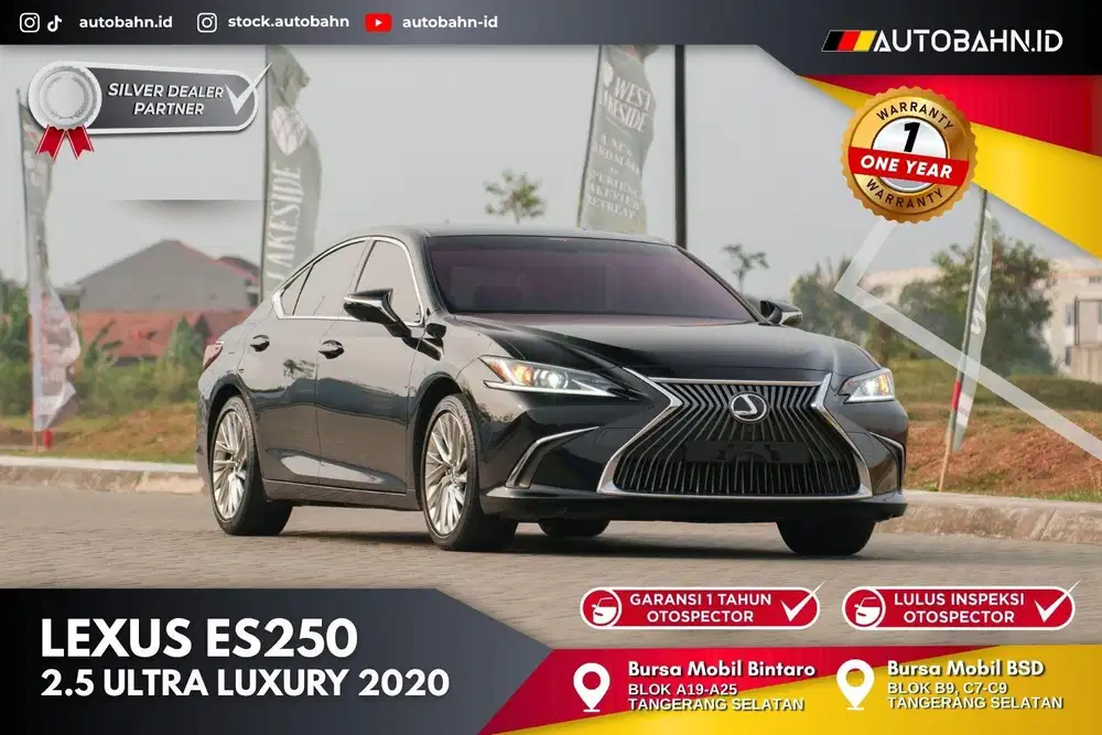 Lexus ES250 Ultra Luxury 2020 RSE Black Warranty! 520i e350 es300h x5
