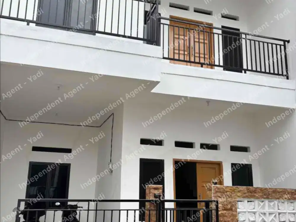 Dijual rumah 2 lantai lokasi di pinggir jalan bintara akses terdekat lrt pondok kelapa
