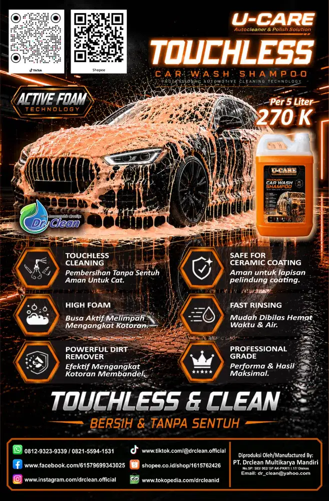 ‎U-CARE | Touchless Glossy Shampoo Car Wash